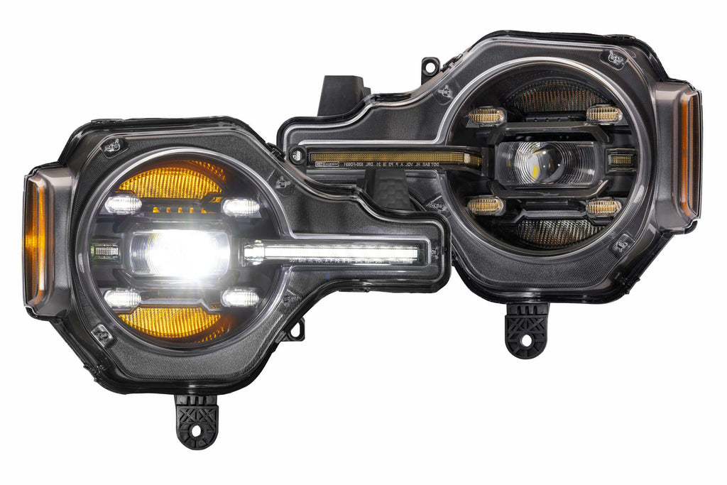 Morimoto LF497 XB LED Headlights White DRL For 2021-2024 Ford Bronco