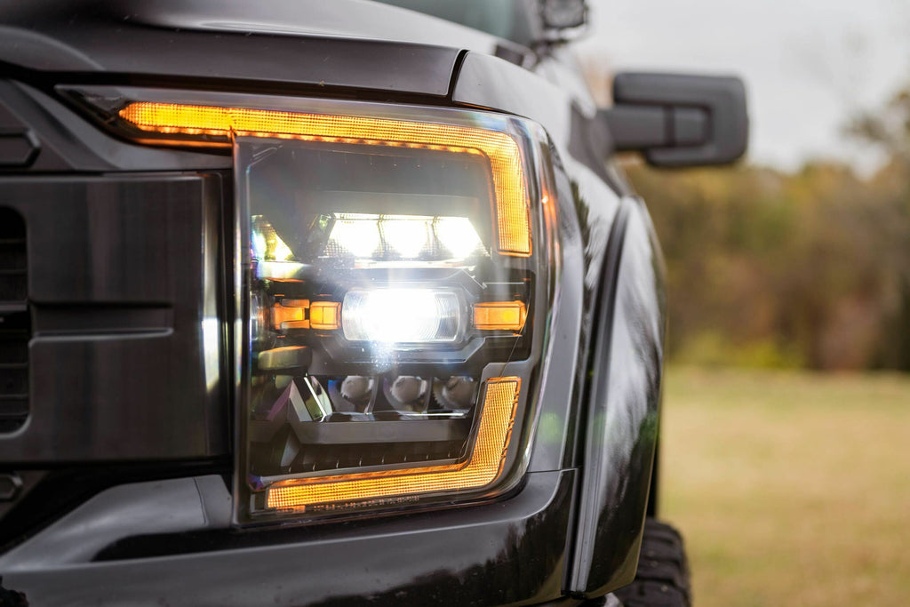 Morimoto LF498-A LED Headlights Amber DRL For 21-23 F150