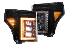 Load image into Gallery viewer, Morimoto LF505-A-ASM Black Projector LED Headlights For 11-16 F-350 Super Duty