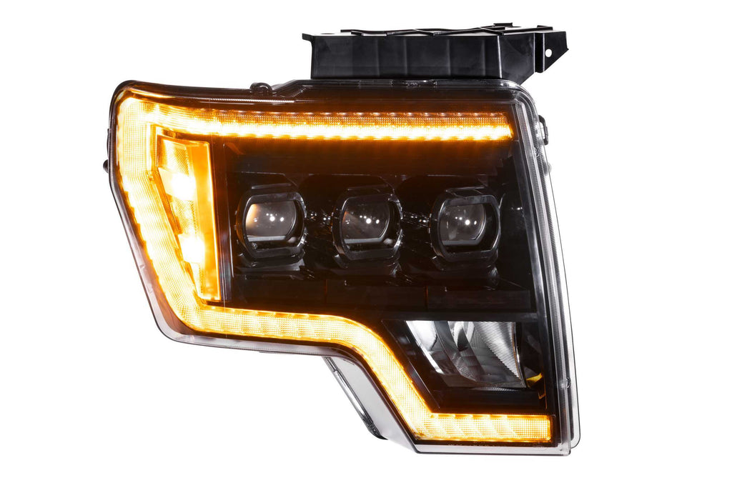 Morimoto LF506-A-ASM Black Projector LED Headlights For 2009-2013 Ford F-150