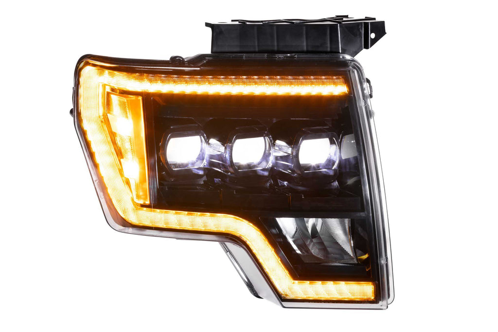 Morimoto LF506-A-ASM Black Projector LED Headlights For 2009-2013 Ford F-150