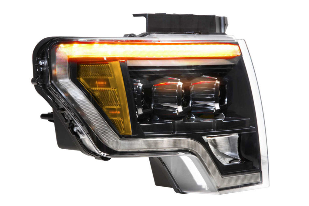 Morimoto LF506-ASM Gloss Black Projector LED Headlights For 2009-2012 F-150