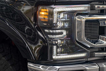 Load image into Gallery viewer, Morimoto LF508 Gloss Black Projector LED Headlights For 20-21 F-350 Super Duty