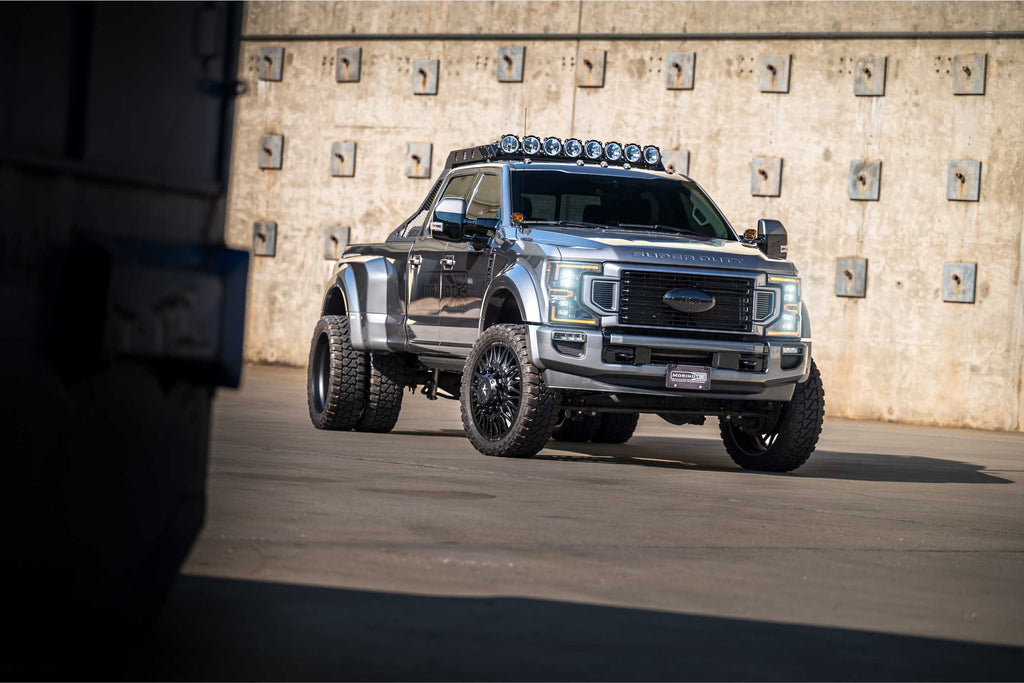 Morimoto LF508-A Black Projector LED Headlights w DRL For 20-21 F-250 Super Duty