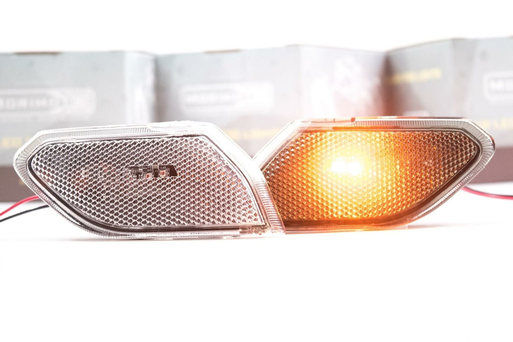 Morimoto LF511 Smoked LED Side Marker Lights For 18-23 Wrangler JL Gladiator JT