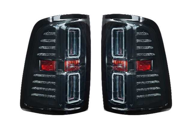 Morimoto LF519 XB LED Smoked Tail Lights For 2019-2024 Ram 1500