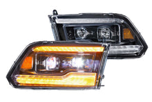 Load image into Gallery viewer, Morimoto LF520-A-ASM Projector LED Headlights w/ Amber DRL For 2009-2018 Ram