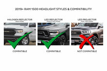 Load image into Gallery viewer, Morimoto LF523-ASM Gloss Black Projector LED Headlights For 2019-2020 Ram 1500