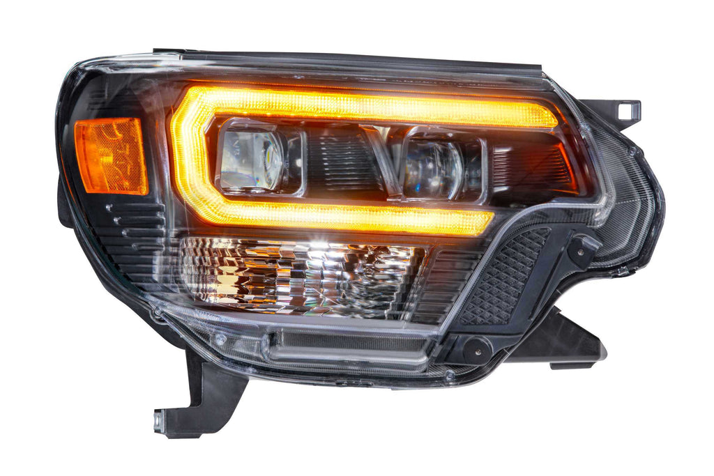 Morimoto LF529-A Hybrid Gloss Graphite Projector LED Headlights For 12-15 Tacoma