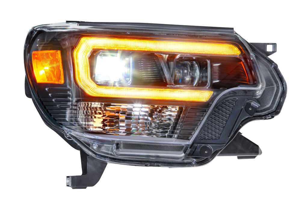 Morimoto LF529-A Hybrid Gloss Graphite Projector LED Headlights For 12-15 Tacoma