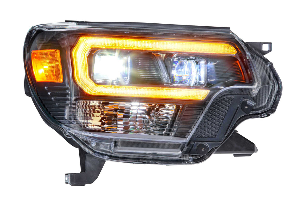 Morimoto LF529-A Hybrid Gloss Graphite Projector LED Headlights For 12-15 Tacoma