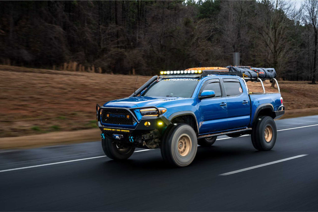 Morimoto LF530.2-A-ASM Gloss Black Projector LED Headlights For 2016-2019 Tacoma