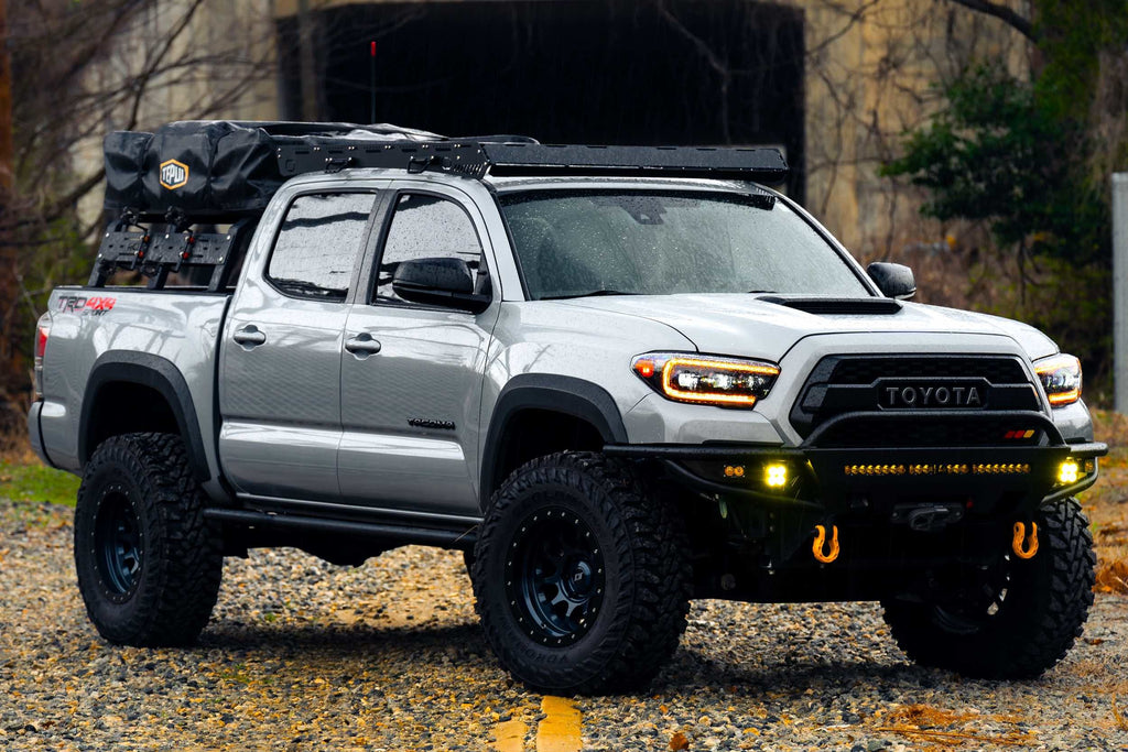 Morimoto LF530.2-A-ASM Gloss Black Projector LED Headlights For 2016-2019 Tacoma