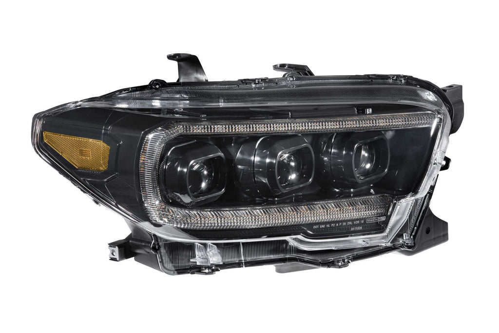 Morimoto LF530.2-A-ASM Gloss Black Projector LED Headlights For 2016-2019 Tacoma