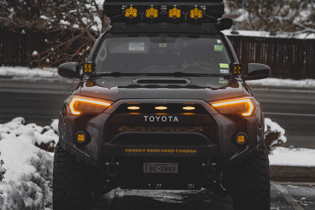 Morimoto LF531.2-A-ASM Gloss Black Projector LED Headlights For 14-20 4Runner