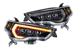 Morimoto LF531.2-A-ASM Gloss Black Projector LED Headlights For 14-20 4Runner