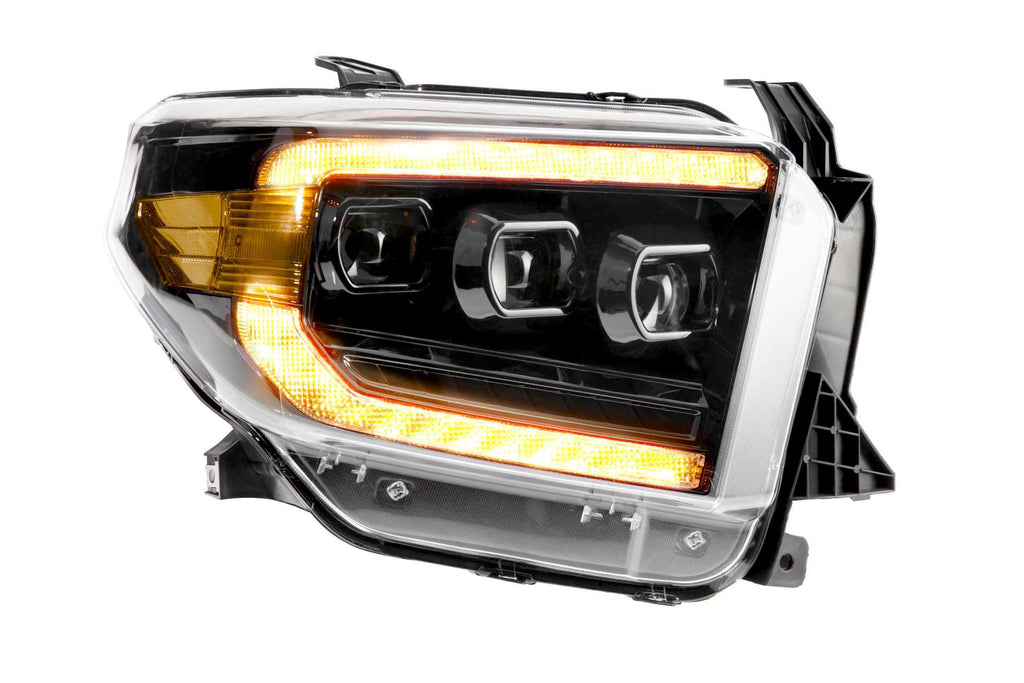 Morimoto LF532.2-A-ASM Gloss Black Projector LED Headlights For 2014-2017 Tundra