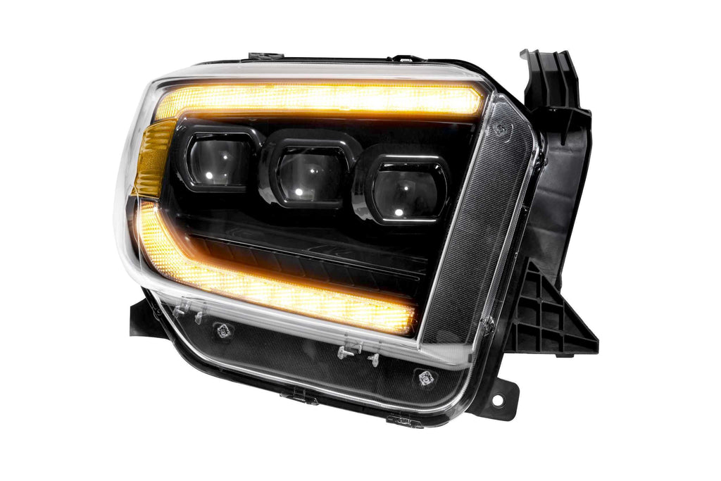 Morimoto LF532.2-A-ASM Gloss Black Projector LED Headlights For 2014-2017 Tundra