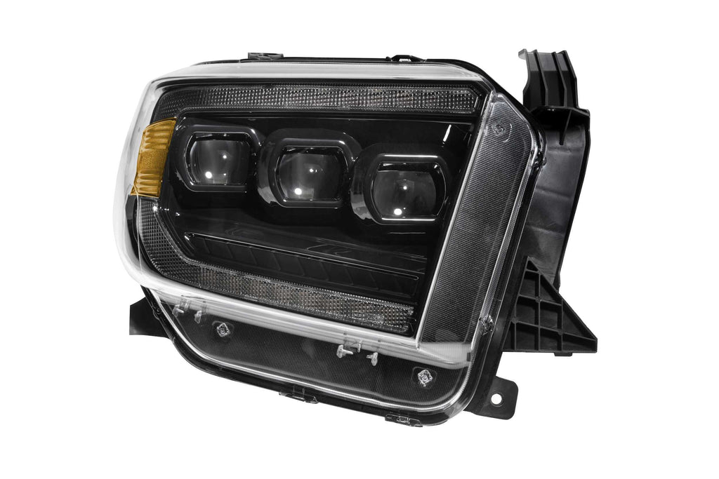 Morimoto LF532.2-A-ASM Gloss Black Projector LED Headlights For 2014-2017 Tundra