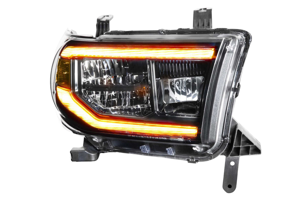 Morimoto LF533-A-ASM Gloss Black LED Headlights For 2007-2013 Toyota Tundra