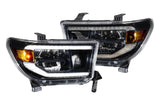 Morimoto LF533-ASM Gloss Black LED Headlights For 2007-2013 Toyota Tundra