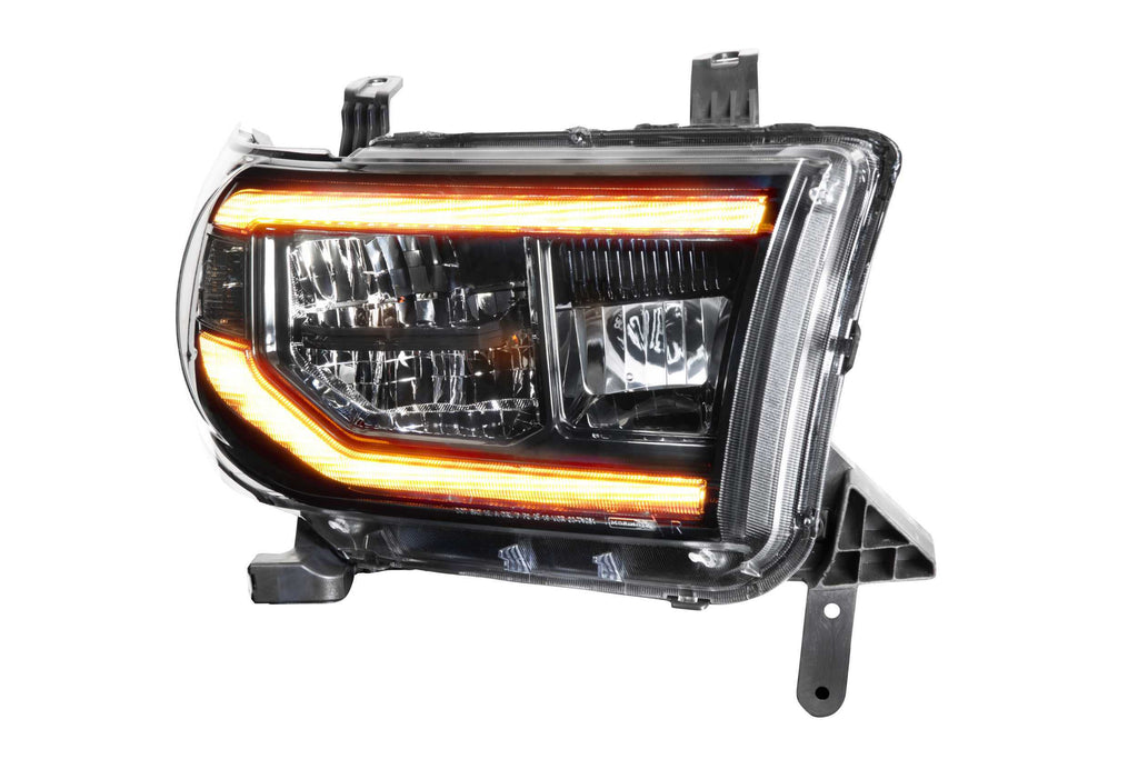 Morimoto LF533-ASM Gloss Black LED Headlights For 2007-2013 Toyota Tundra