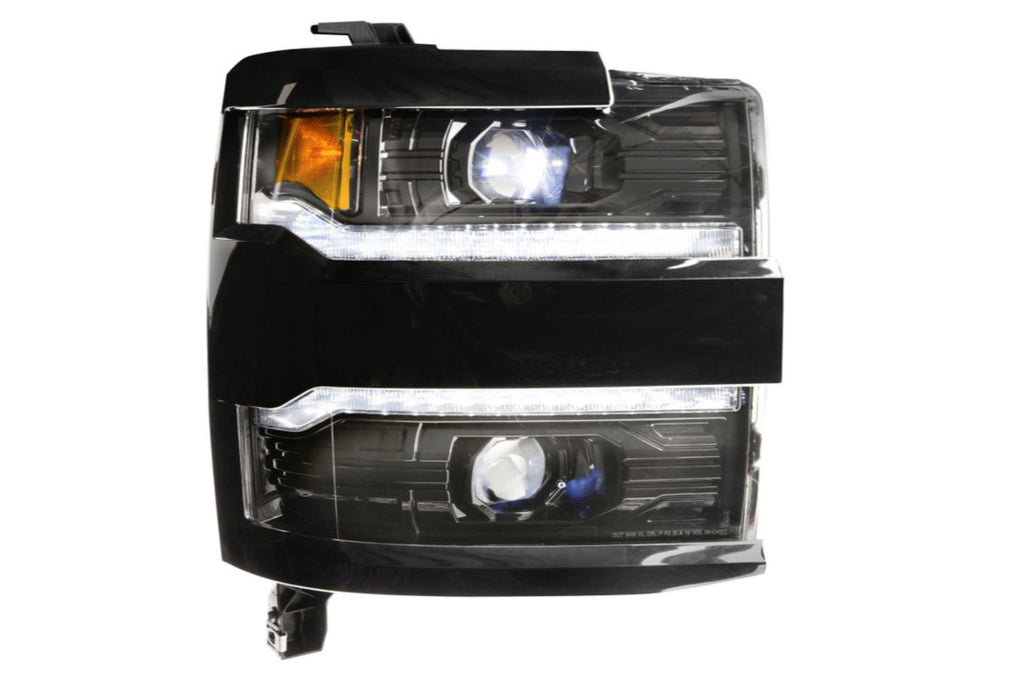 Morimoto LF541 Black Projector LED Headlights For 2015-2017 Silverado 3500 HD