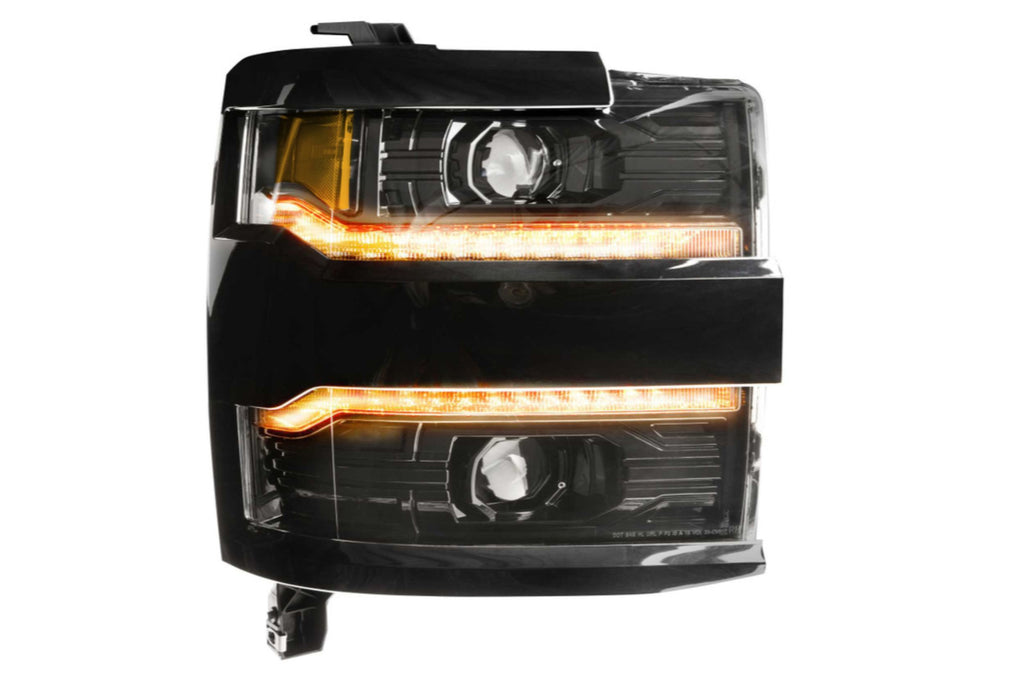 Morimoto LF541 Black Projector LED Headlights For 2015-2017 Silverado 3500 HD