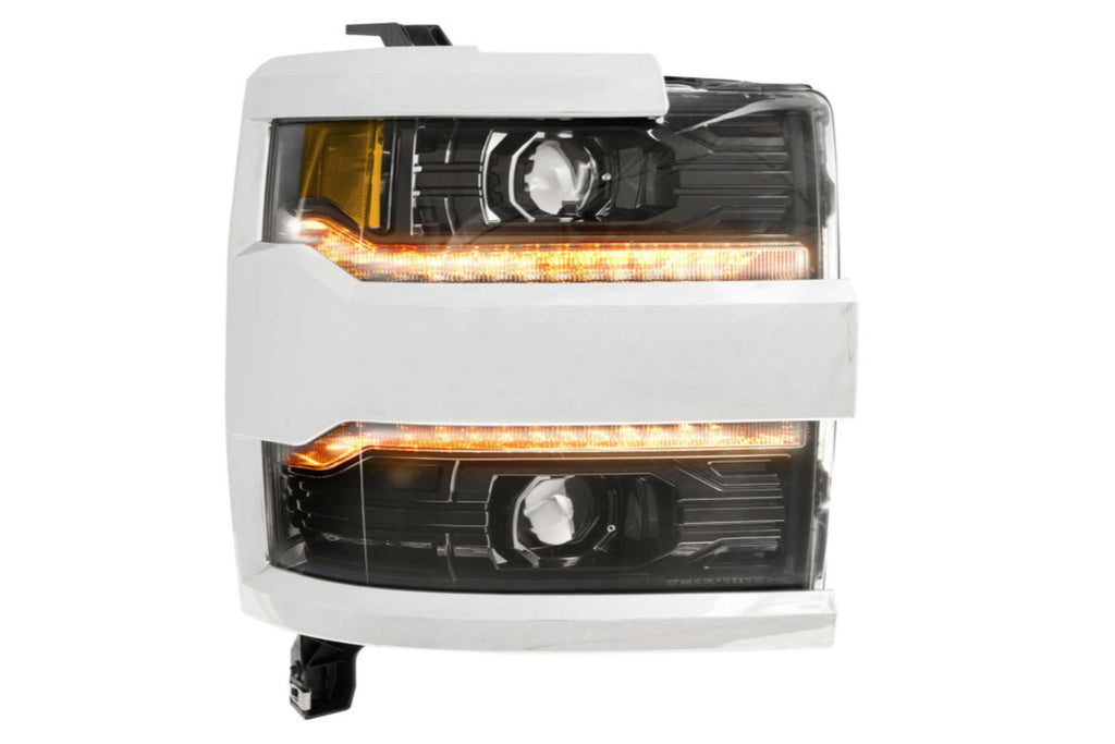 Morimoto LF541 Black Projector LED Headlights For 2015-2017 Silverado 3500 HD