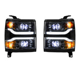 Morimoto LF543 XB LED Headlights For 2014-2015 Silverado 1500