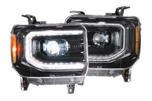 Load image into Gallery viewer, Morimoto LF544 Gloss Black Projector LED Headlights For 2014-2018 Sierra 1500