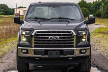 Load image into Gallery viewer, Morimoto LF550 Hybrid Black DRL Bar Projector LED Headlights For 2015-2017 F-150