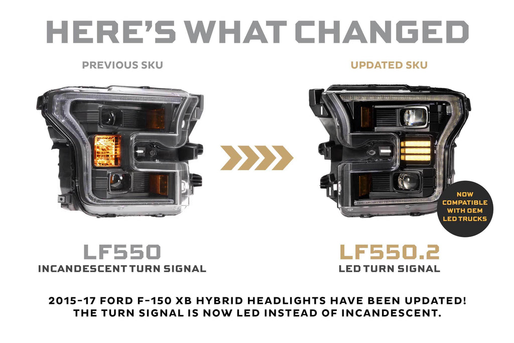 Morimoto LF550.2 Hybrid LED Headlights Set For 15-17 F-150
