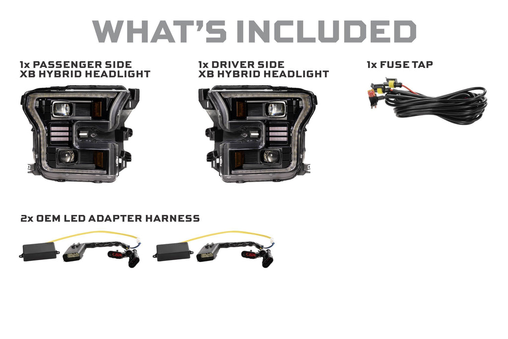 Morimoto LF550.2 Hybrid LED Headlights Set For 15-17 F-150
