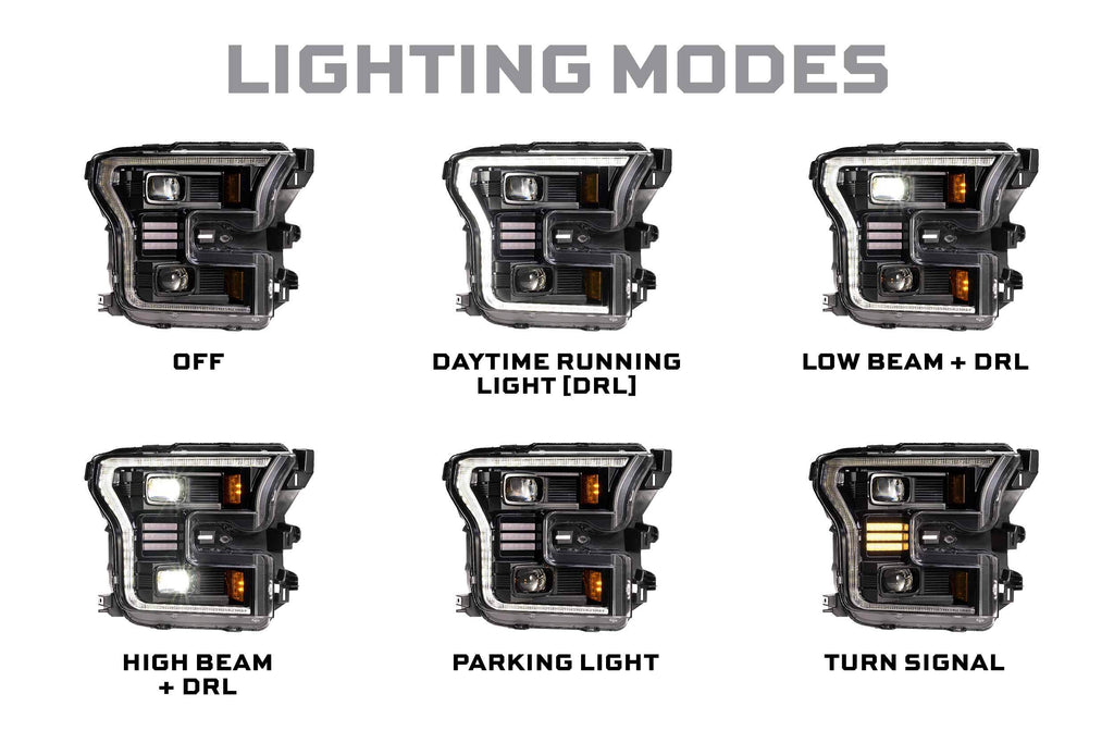 Morimoto LF550.2 Hybrid LED Headlights Set For 15-17 F-150
