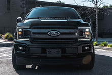 Load image into Gallery viewer, Morimoto LF551 Hybrid Black DRL Bar Projector LED Headlights For 2018-2020 F-150