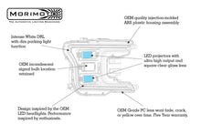 Load image into Gallery viewer, Morimoto LF551 Hybrid Black DRL Bar Projector LED Headlights For 2018-2020 F-150