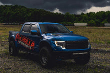 Load image into Gallery viewer, Morimoto LF552 Hybrid Black DRL Bar Projector LED Headlights For 09-13 F-150