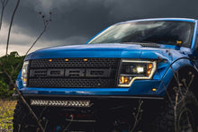 Load image into Gallery viewer, Morimoto LF552 Hybrid Black DRL Bar Projector LED Headlights For 09-13 F-150