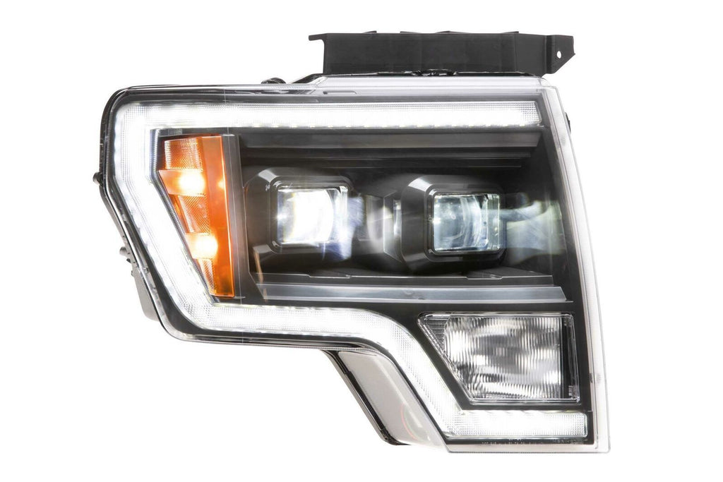 Morimoto LF552 Hybrid Black DRL Bar Projector LED Headlights For 09-13 F-150