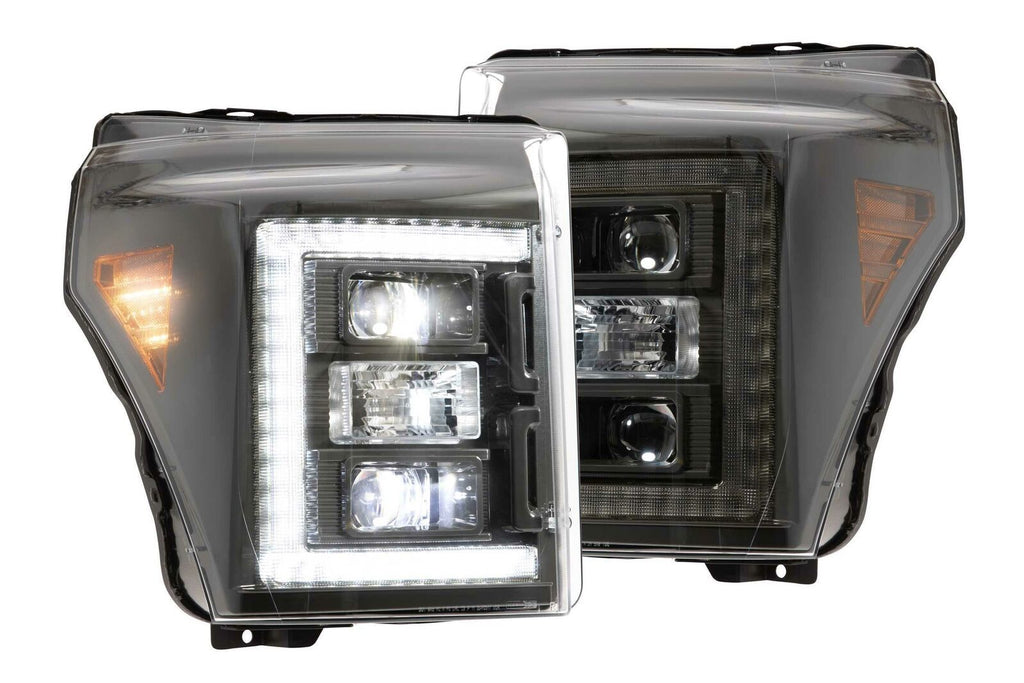 Morimoto LF553 Hybrid Projector LED Headlights For 2011-2016 F-350 Super Duty