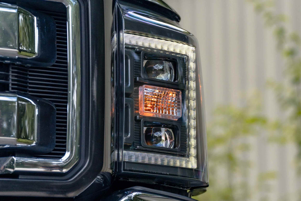 Morimoto LF553 Hybrid Projector LED Headlights For 2011-2016 F-350 Super Duty