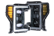 Load image into Gallery viewer, Morimoto LF554 Hybrid Black Projector LED Headlights For 17-19 F-250 Super Duty