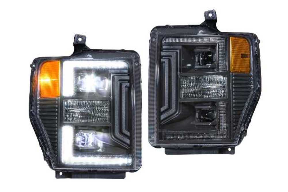 Morimoto LF555 XB Hybrid LED Headlights For 2008-2010 F-250 F-350 Super Duty