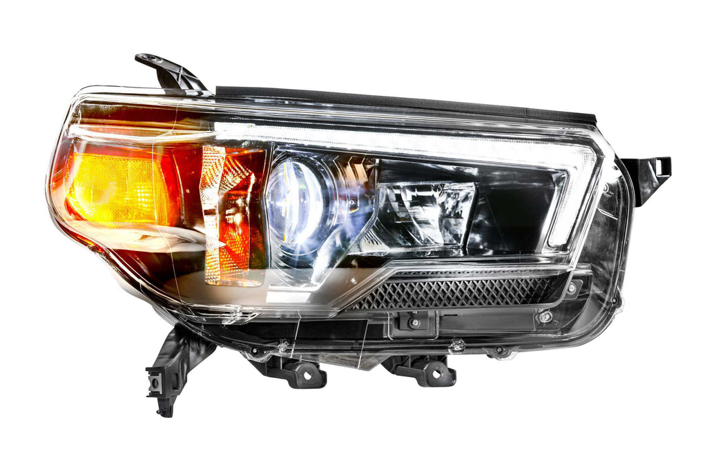 Morimoto LF559 Hybrid Black DRL Bar Projector LED Headlights For 10-13 4Runner