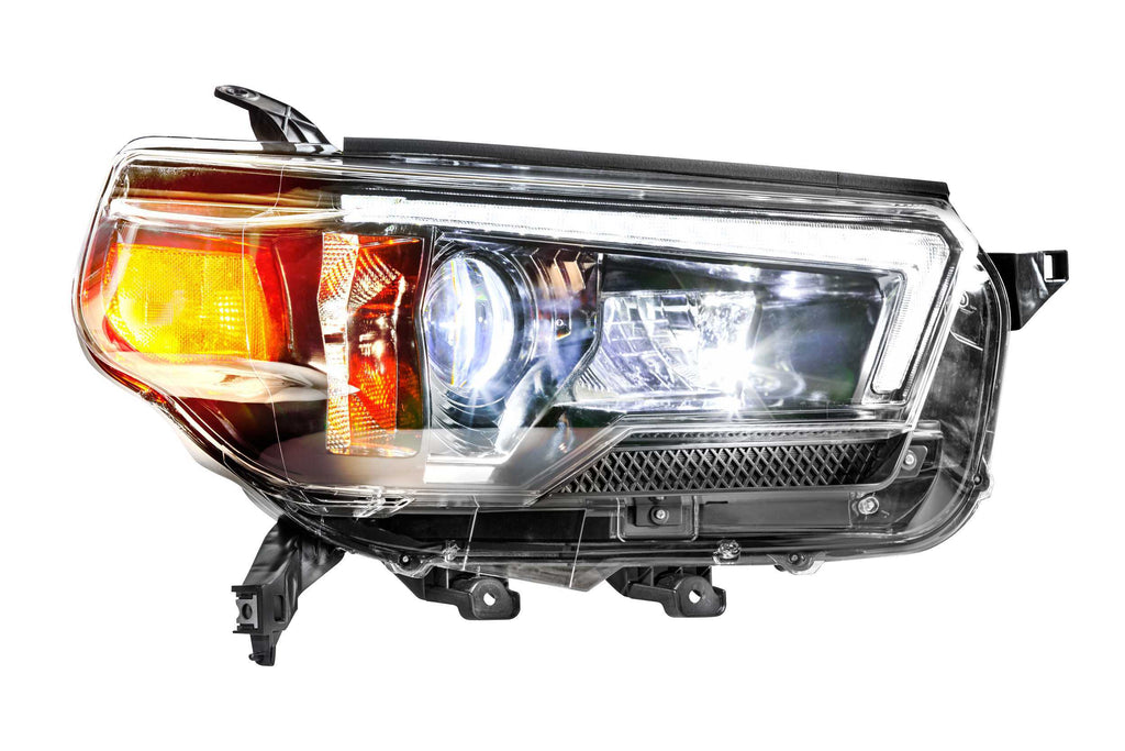 Morimoto LF559 Hybrid Black DRL Bar Projector LED Headlights For 10-13 4Runner