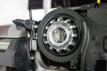 Load image into Gallery viewer, Morimoto LF630 7" Round Black Headlight Adapters For 2018-2020 Jeep Wrangler