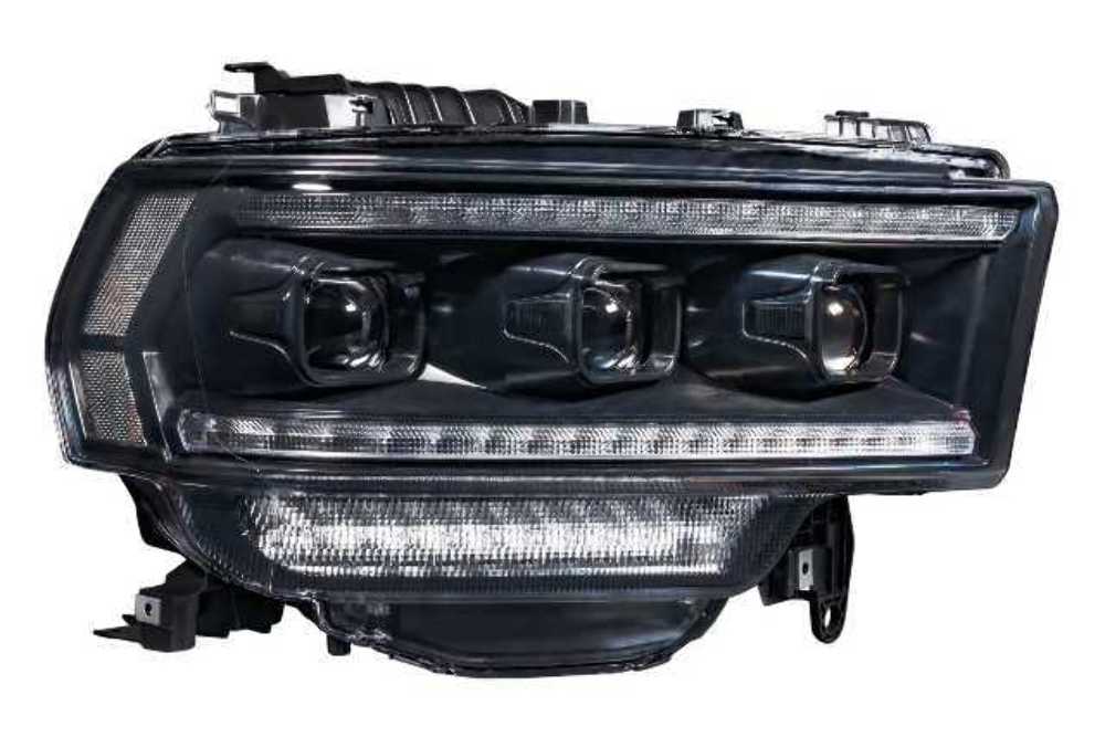 Morimoto LF701 Gloss Black Projector LED Headlights For 19-20 Ram 3500