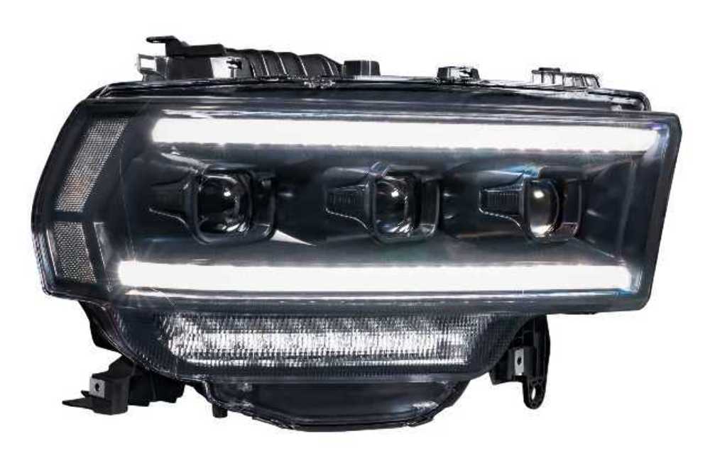 Morimoto LF701 Gloss Black Projector LED Headlights For 19-20 Ram 3500