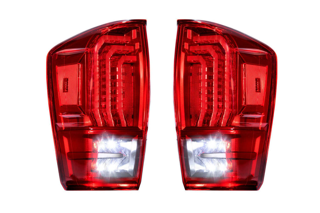 Morimoto LF703 XB LED Tail Lights Red For 2016-2023 Tacoma